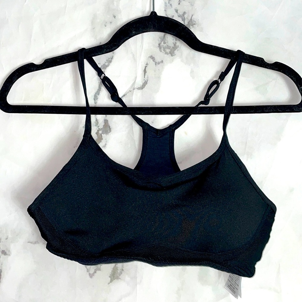 New balance black unlined sports bra
